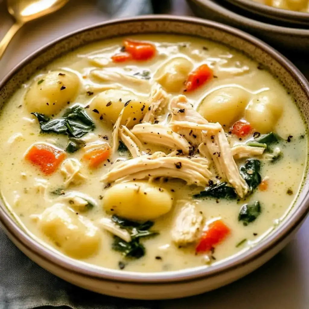 Italian Chicken Gnocchi Soup