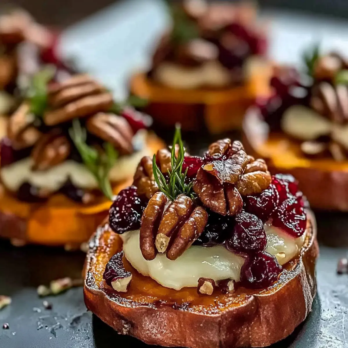 Savory Sweet Potato Rounds with Brie for Cozy Autumn Nights