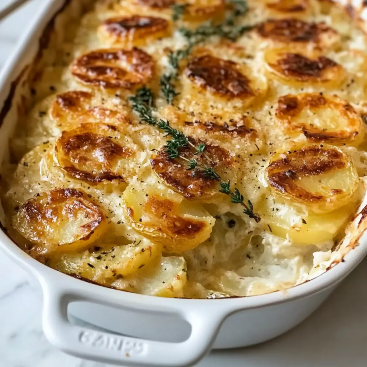 Golden Creamy Scalloped Potatoes For Ultimate Comfort Food Bliss