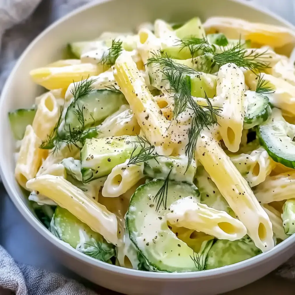 Healthy Cucumber Pasta Salad