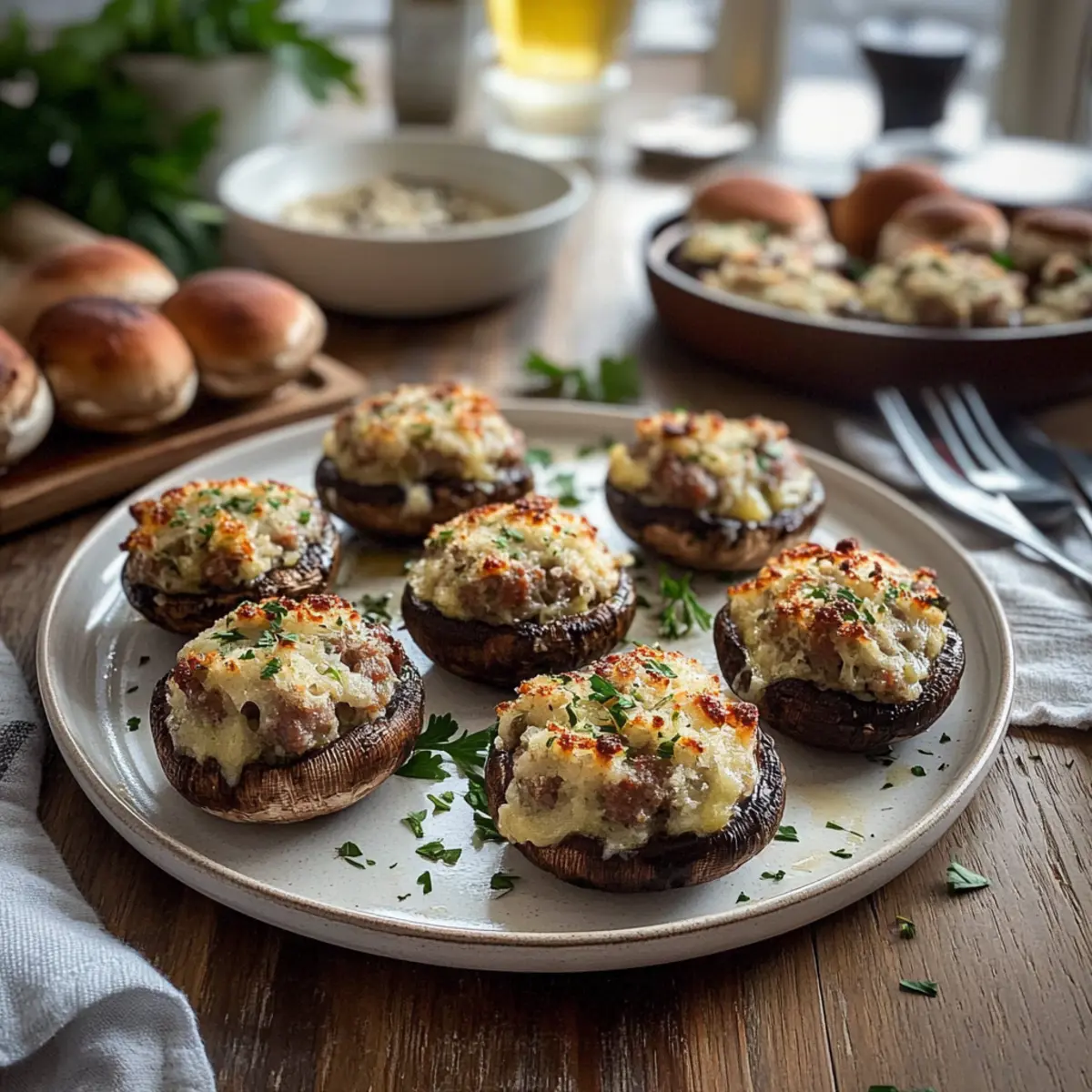 Ina Garten’s Sausage Stuffed Mushrooms: Comforting Appetizer Delight