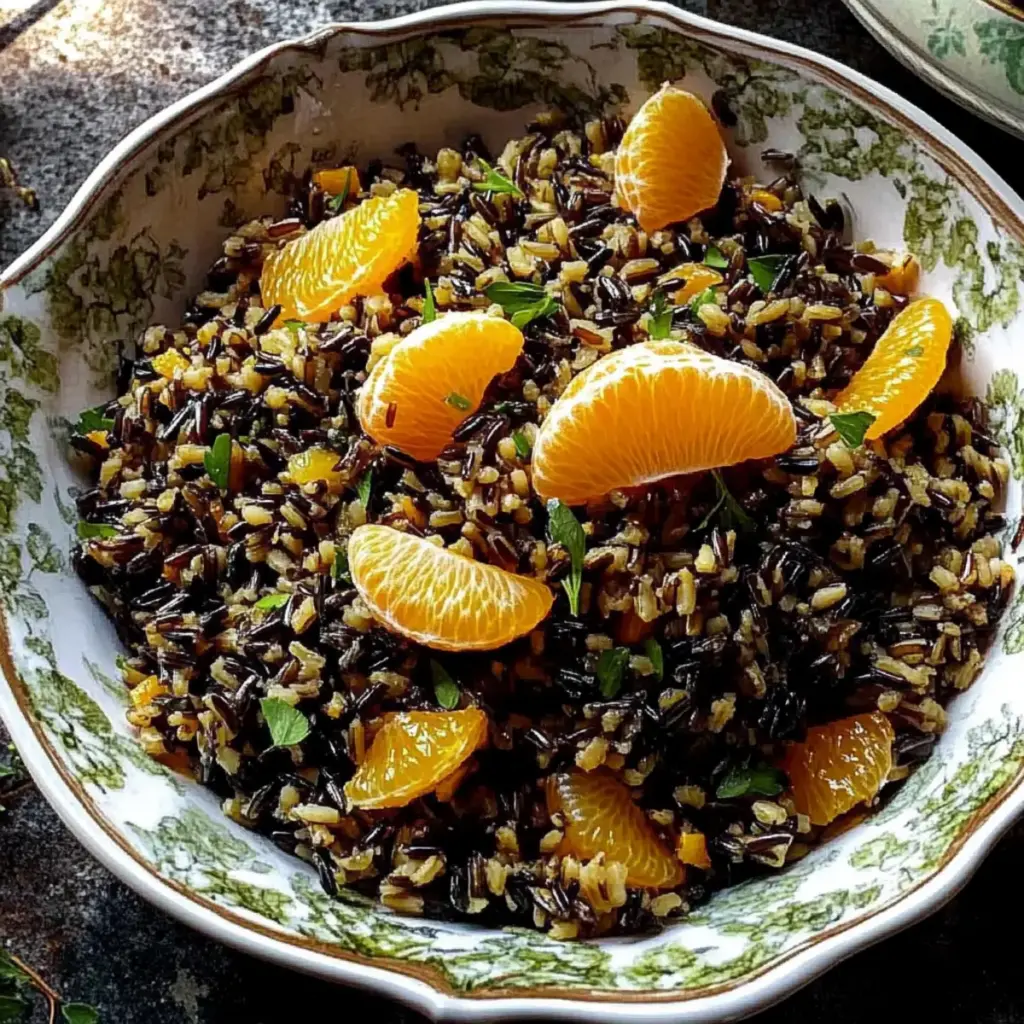 Wild Rice, Farro, and Tangerine Salad