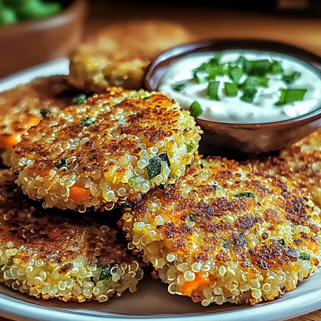 Crunchy Quinoa Veggie Patties