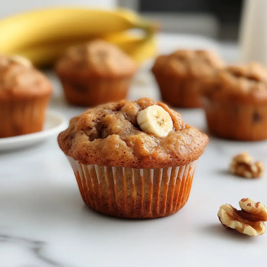 Greek Yogurt Banana Muffins