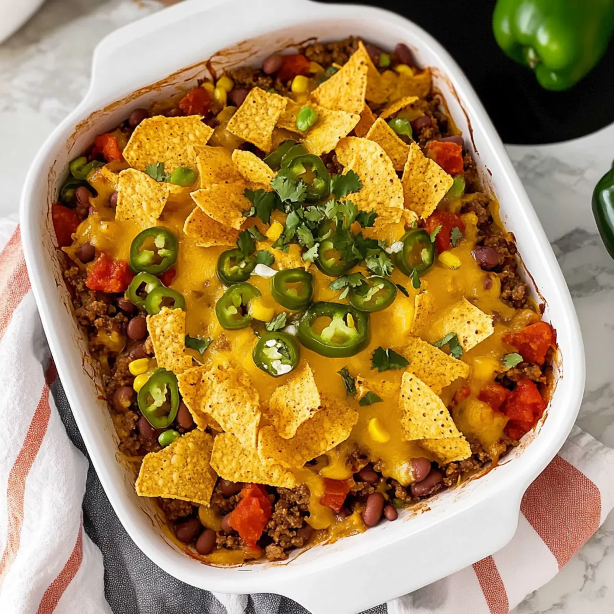 Taco Casserole with Fritos: A Crunchy Comfort Dish Delight