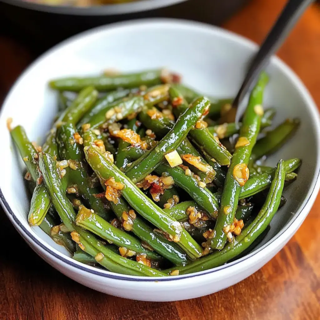 Chinese Green Beans with Garlic Sauce