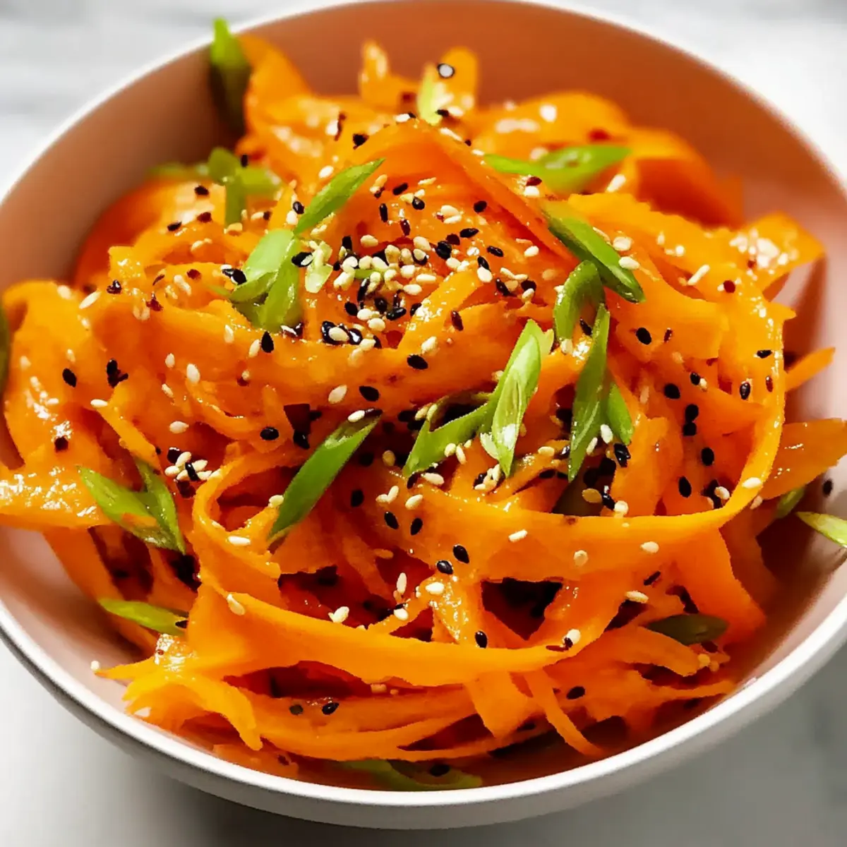 Asian Raw Carrot Salad