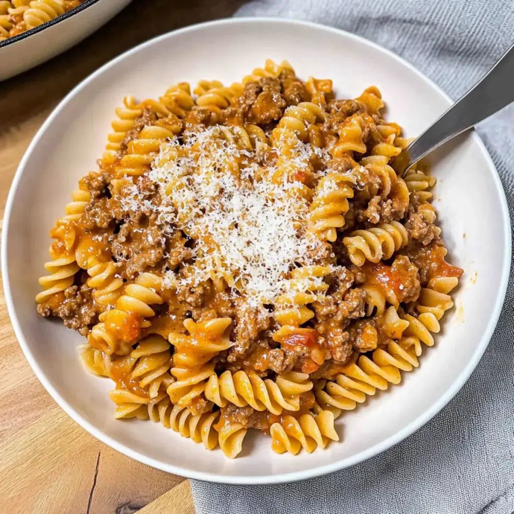 Creamy Ground Beef Pasta