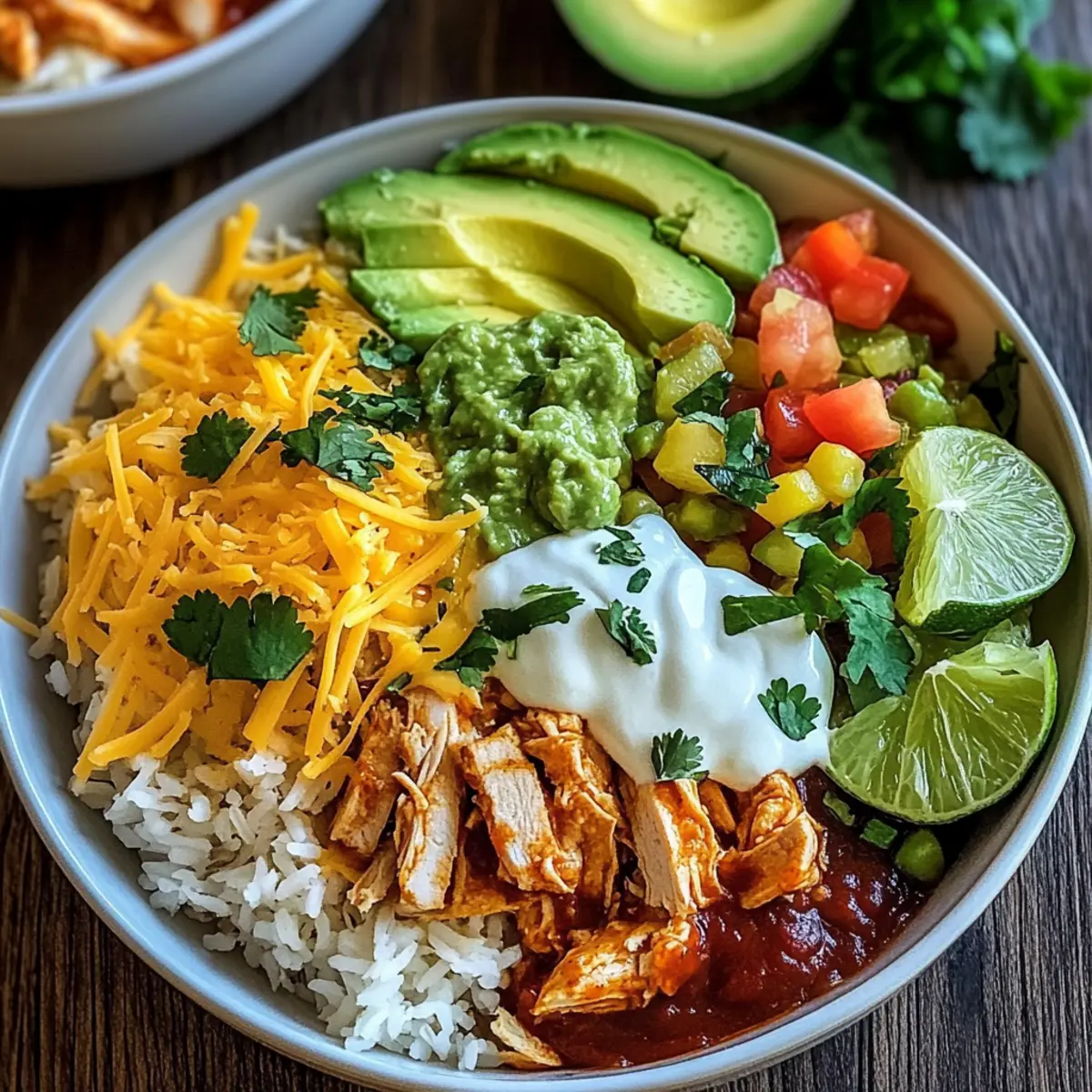 Chicken Enchilada Bowls