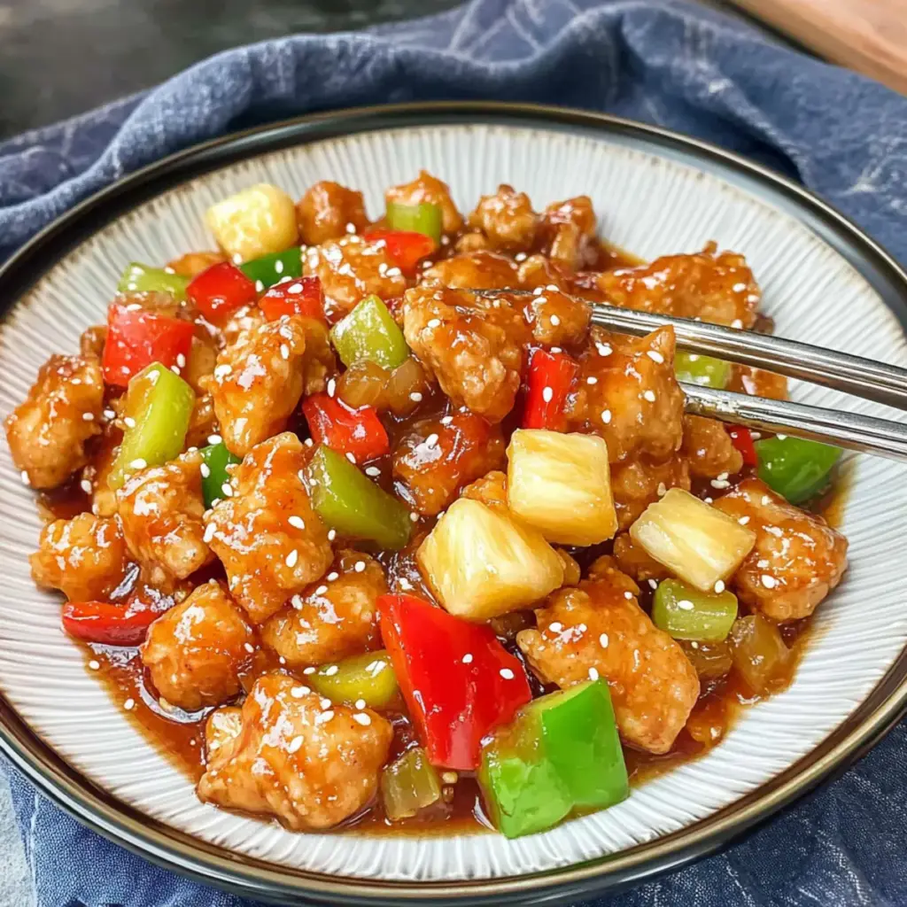 Air Fryer Sweet and Sour Chicken
