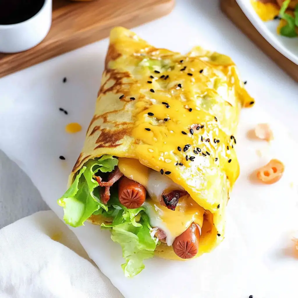 Chinese Breakfast Crepes