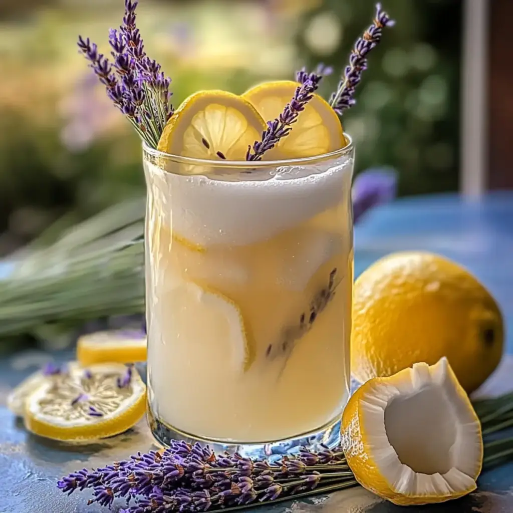Coconut Lavender Lemonade Mocktail