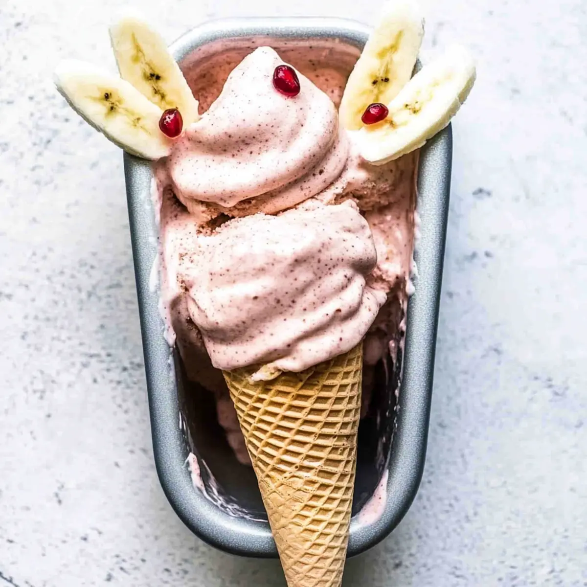 Apple Pomegranate Nice Cream