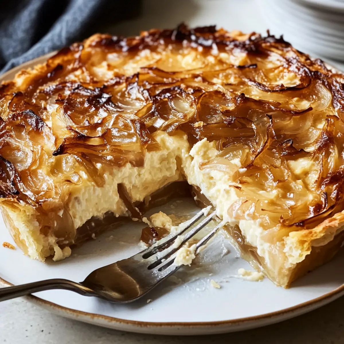 Cottage Cheese and Onion Bake