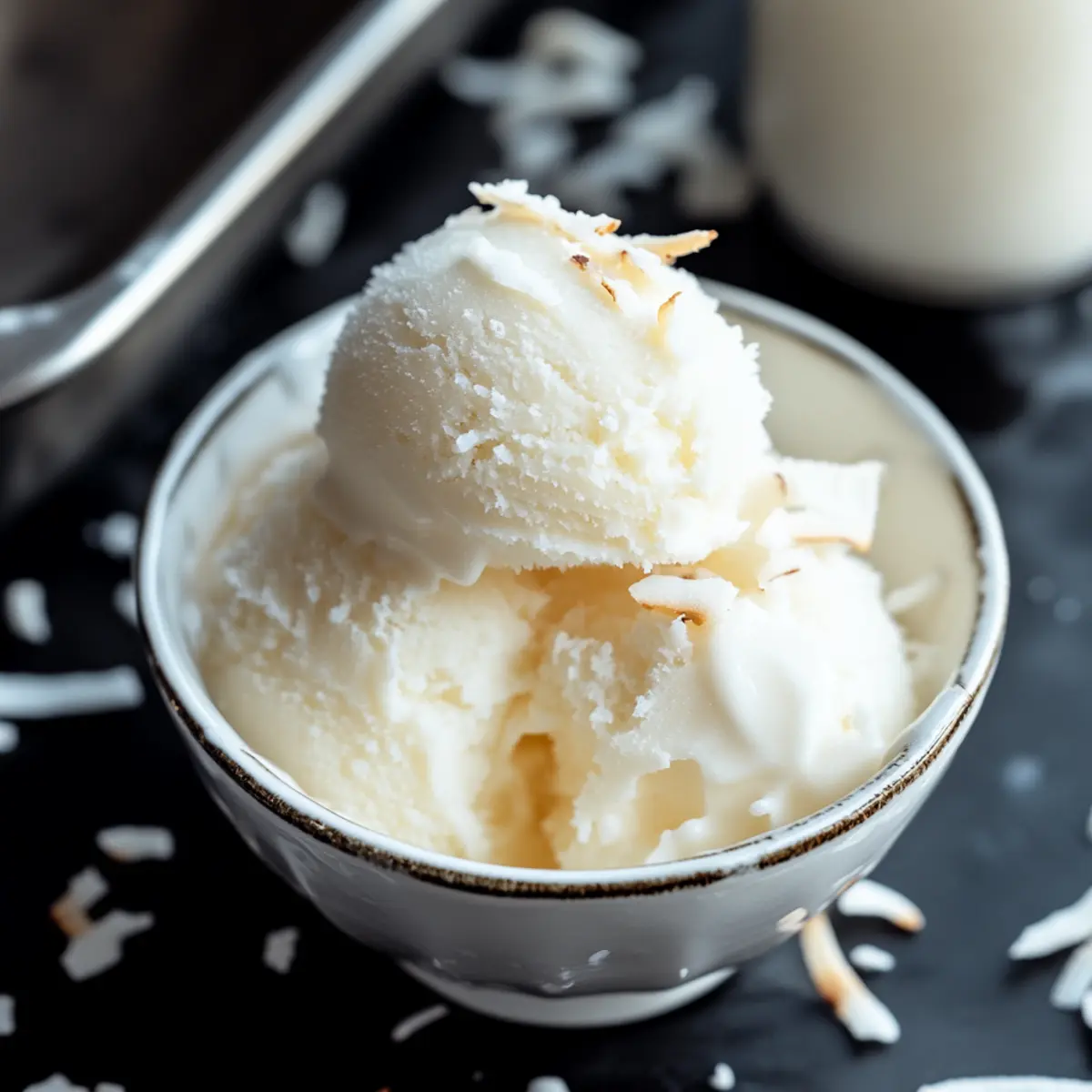 Creamy Coconut Sorbet: Your Easy & Refreshing Summer Treat