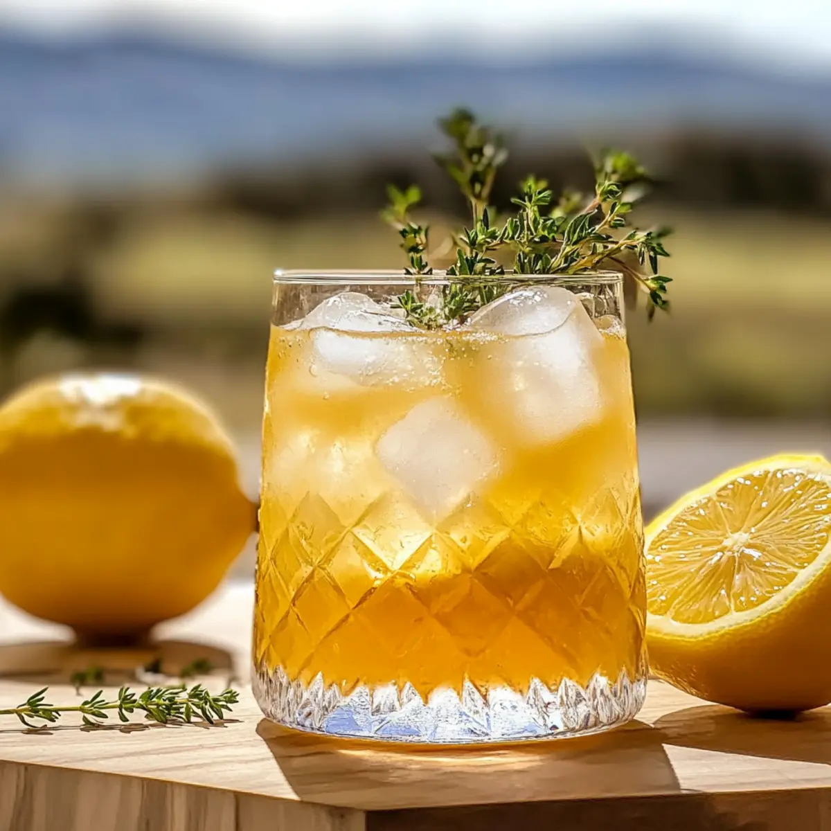 Honey Lemon Thyme Refresher