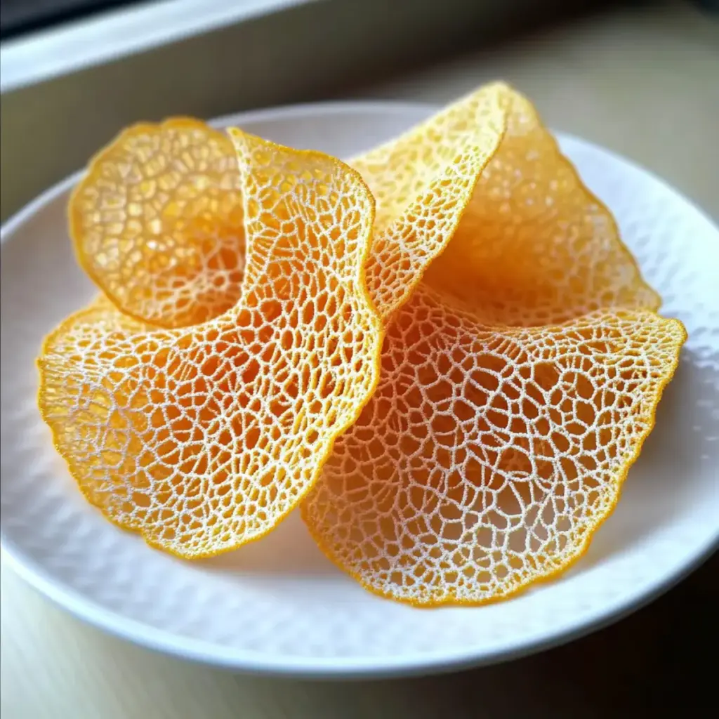 Crispy Orange Lace Cookies