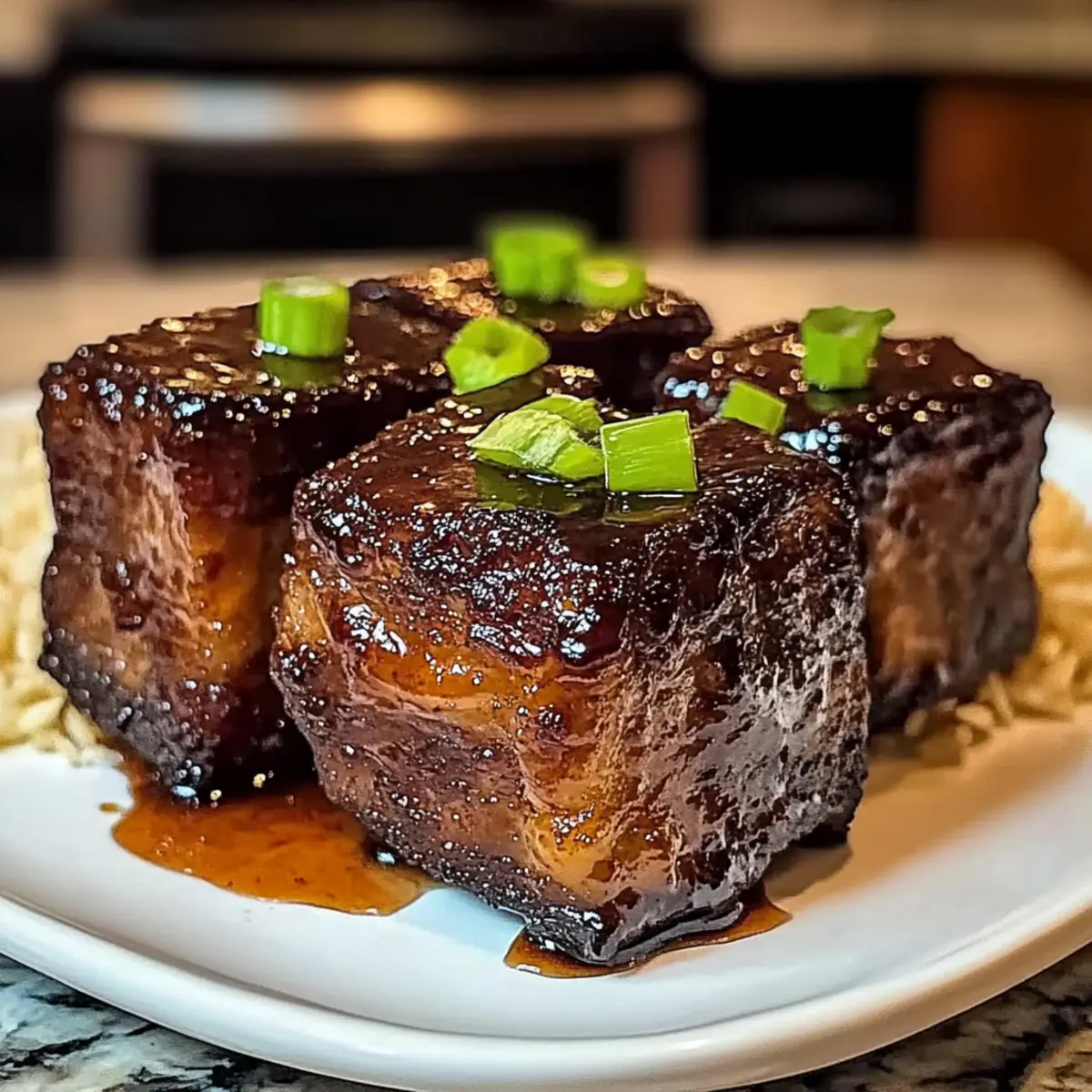 Caramelized Slow Roast Asian Beef Short Rib