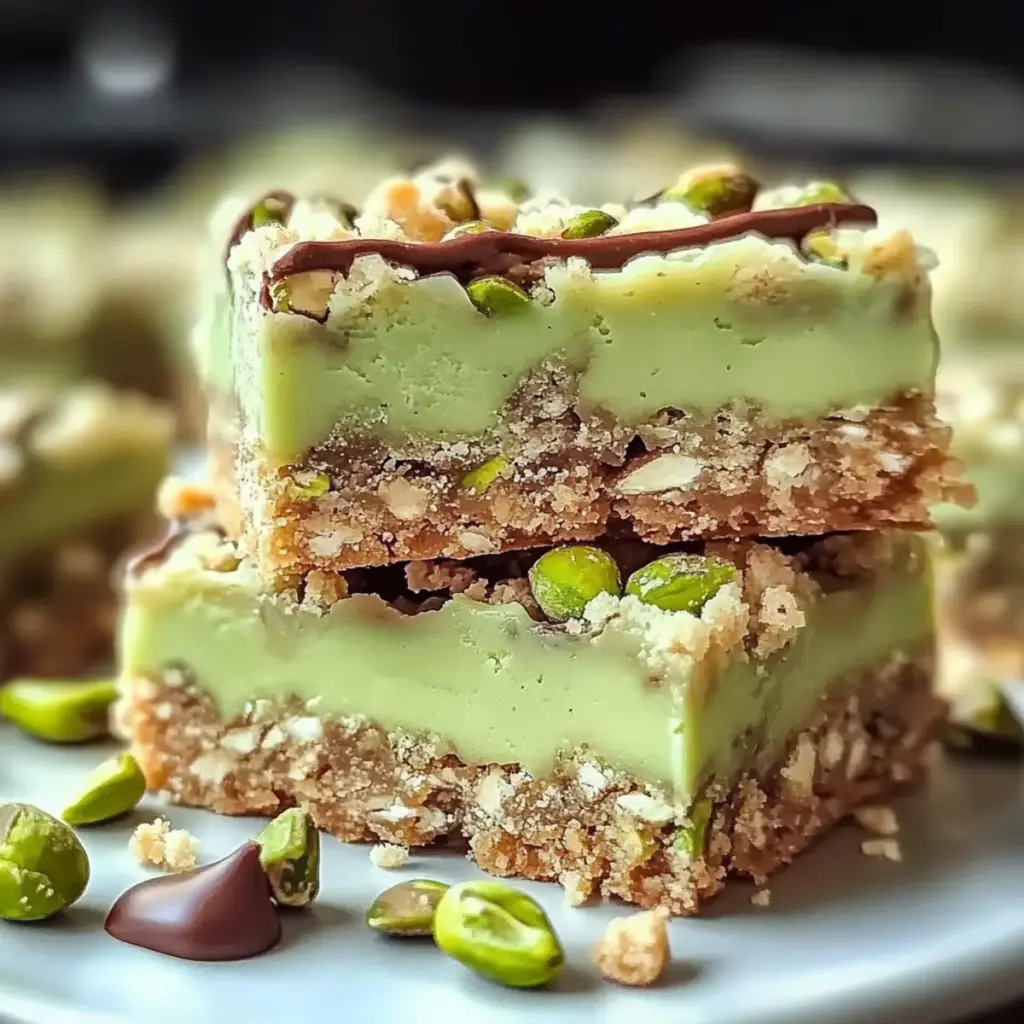 Pistachio Dream Cookie Bars