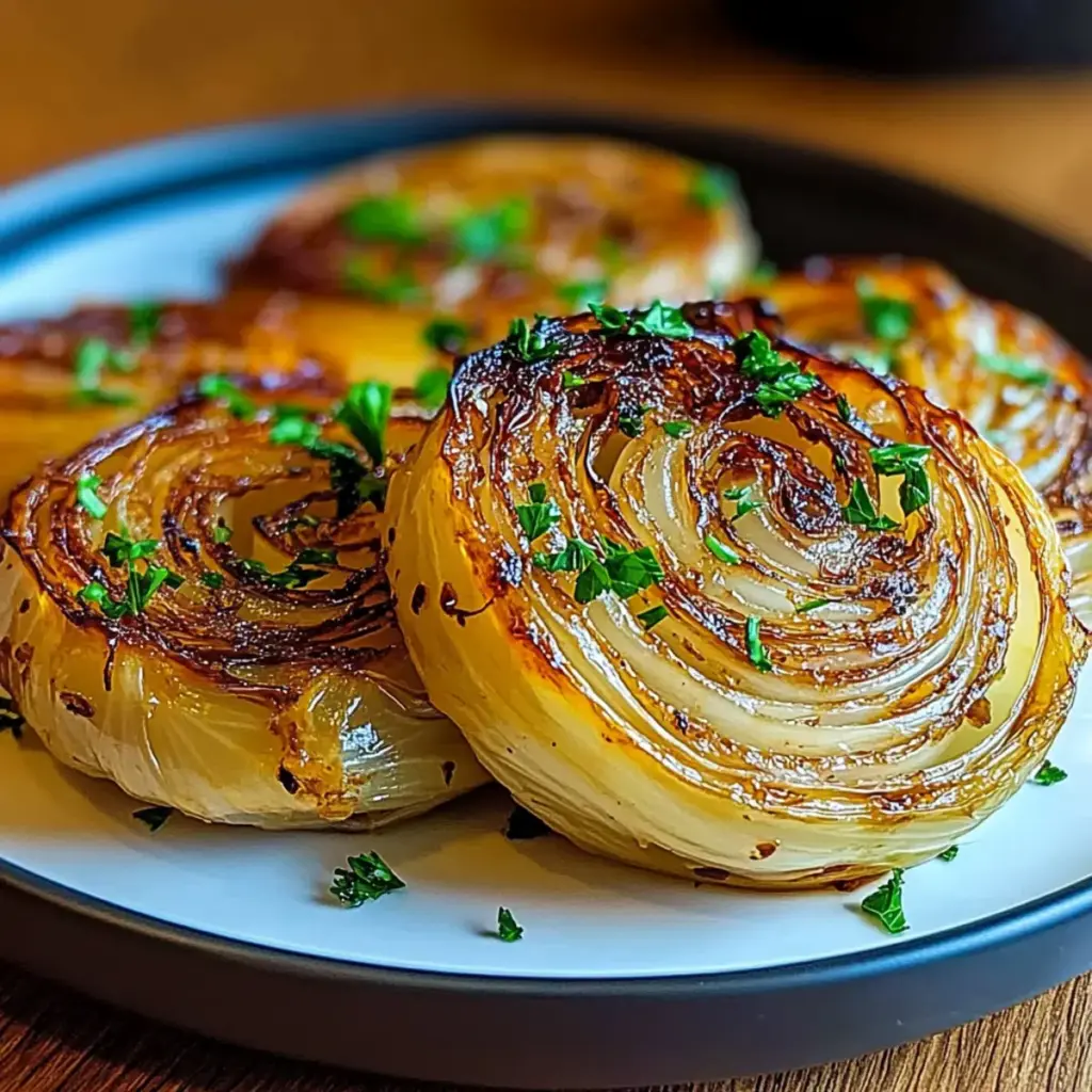 Oven Roasted Garlic Cabbage Steaks