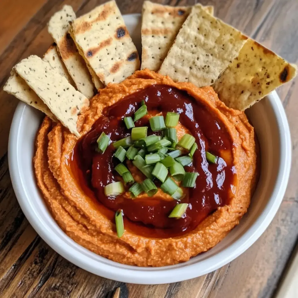 Oil-Free Barbecue White Bean Hummus