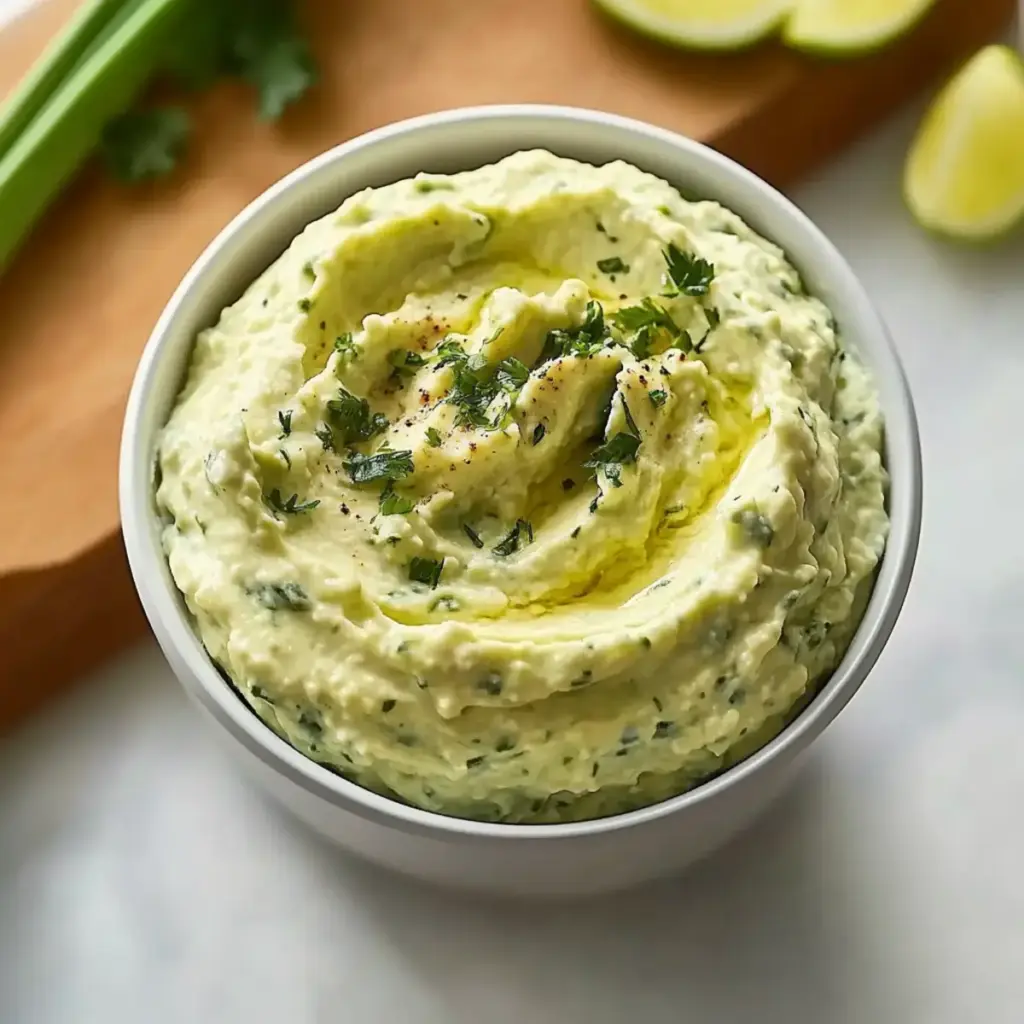 Creamy Avocado Cottage Cheese Dip
