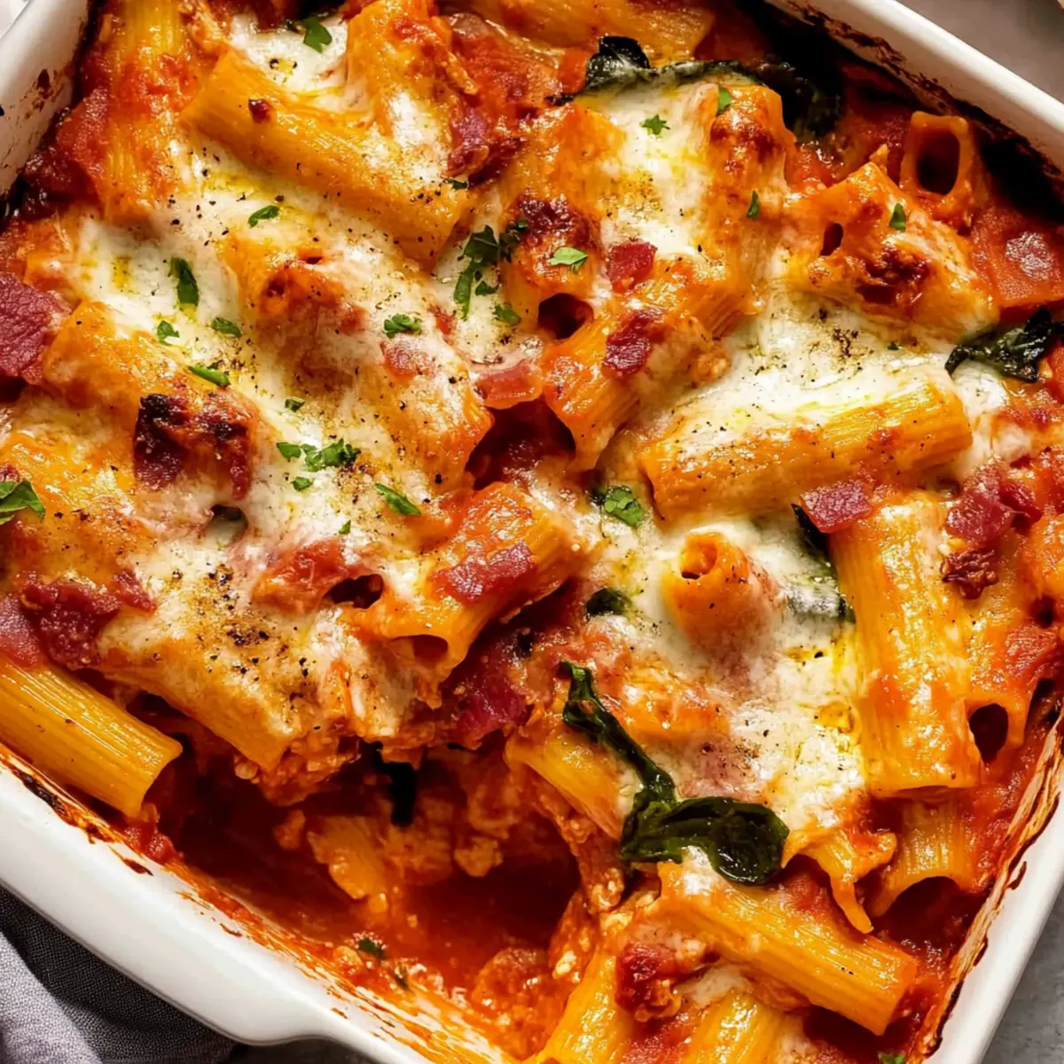 Chicken pasta bake