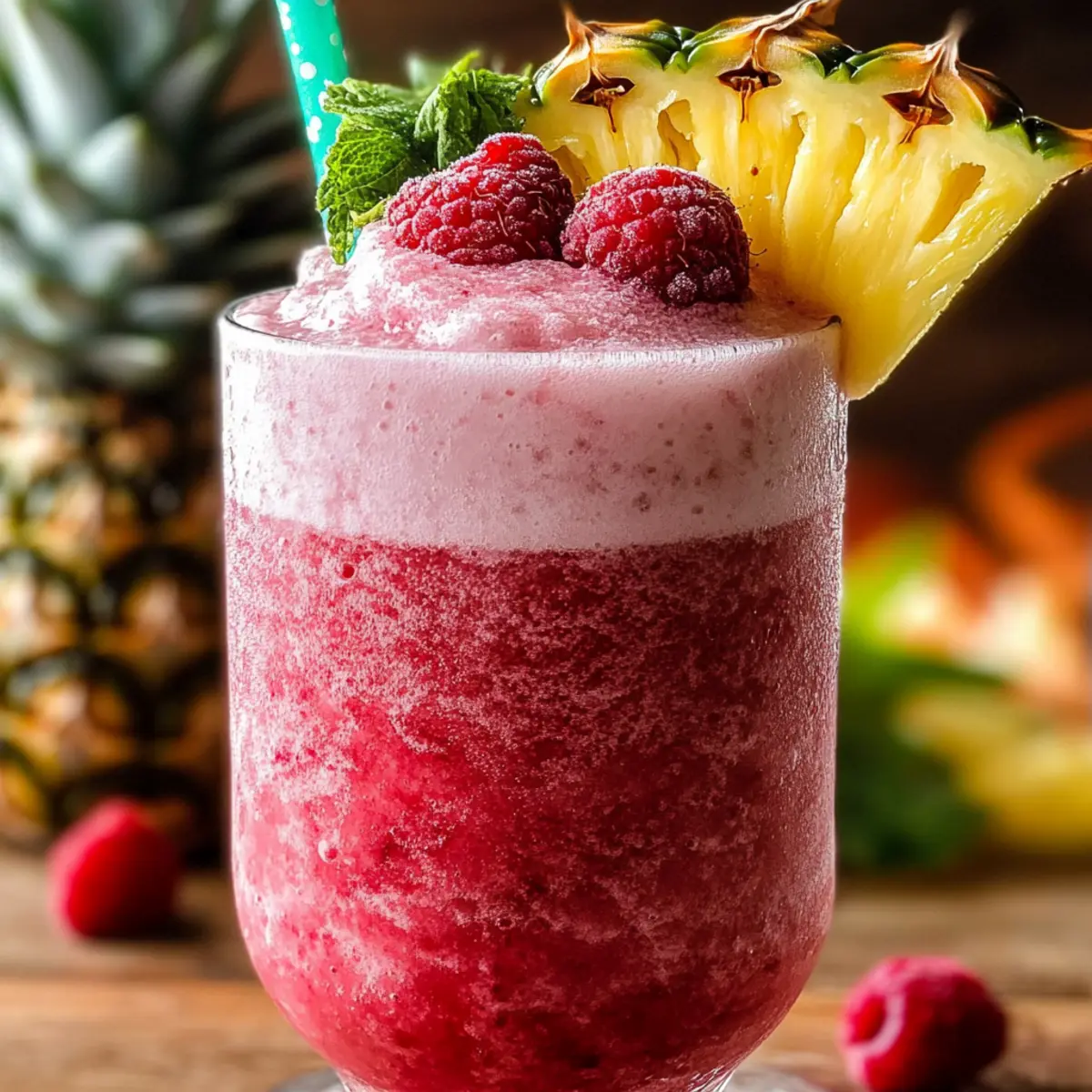 Raspberry Colada Twist