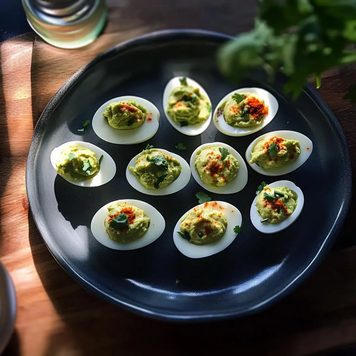 Avocado Deviled Eggs
