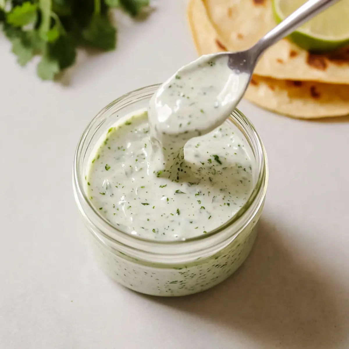 Cilantro Lime Crema