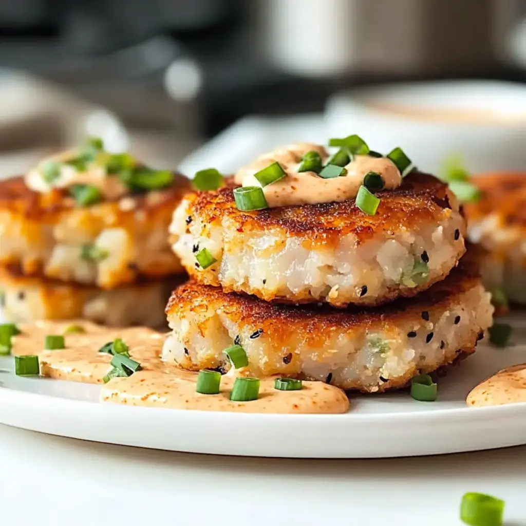 Asian-Style Tuna Cakes with Spicy Mayo