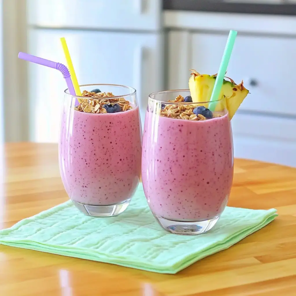 Pink Pineapple Protein Smoothie