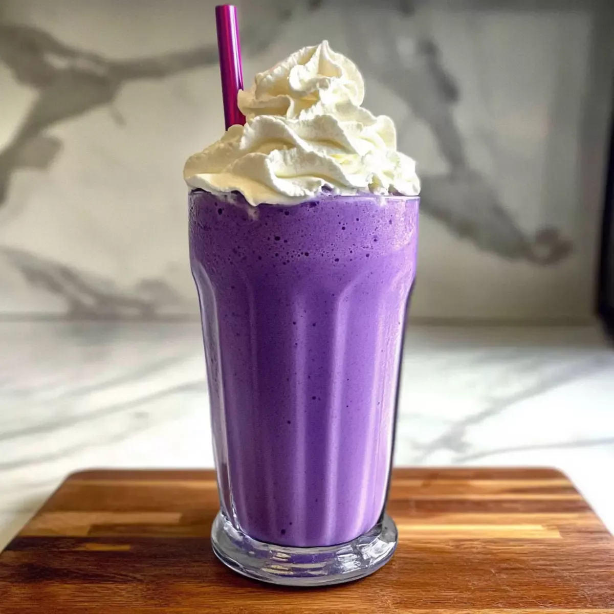 Deliciously Creamy Ube Milkshake for a Sweet Treat