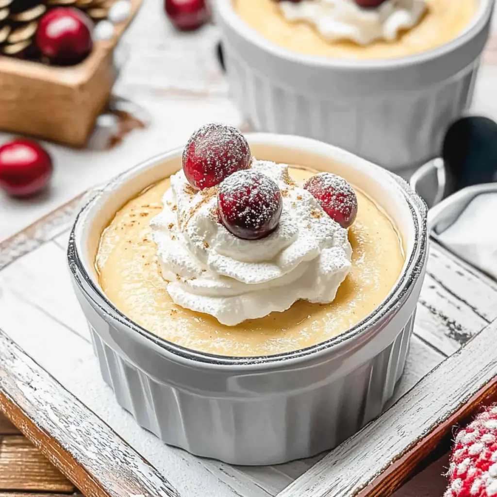Eggnog Pudding