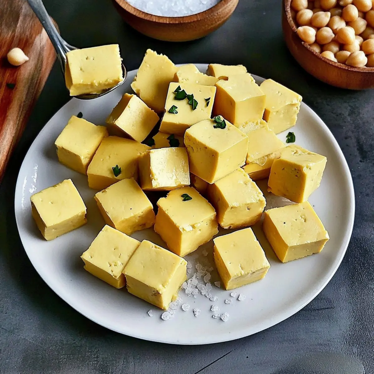 Chickpea Tofu & Silken Tofu
