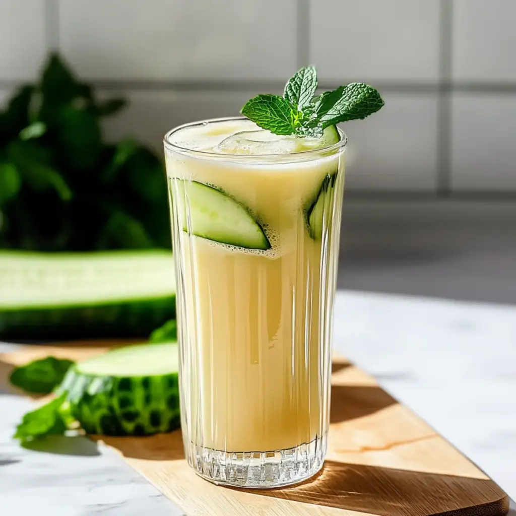 Cucumber Mint Milk Tea
