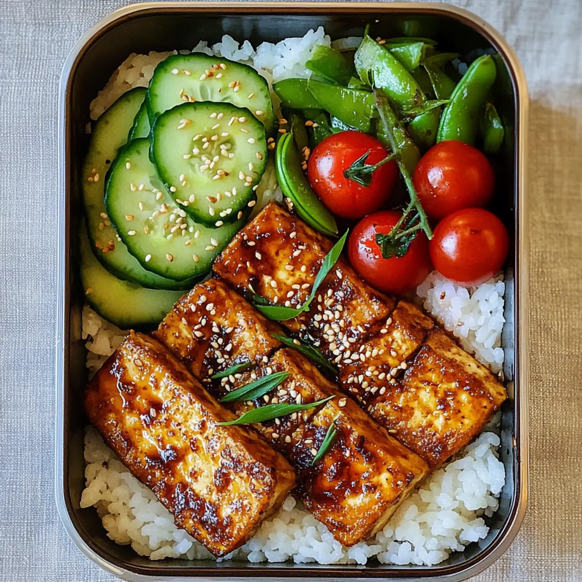 Tofu Teriyaki Bento Box