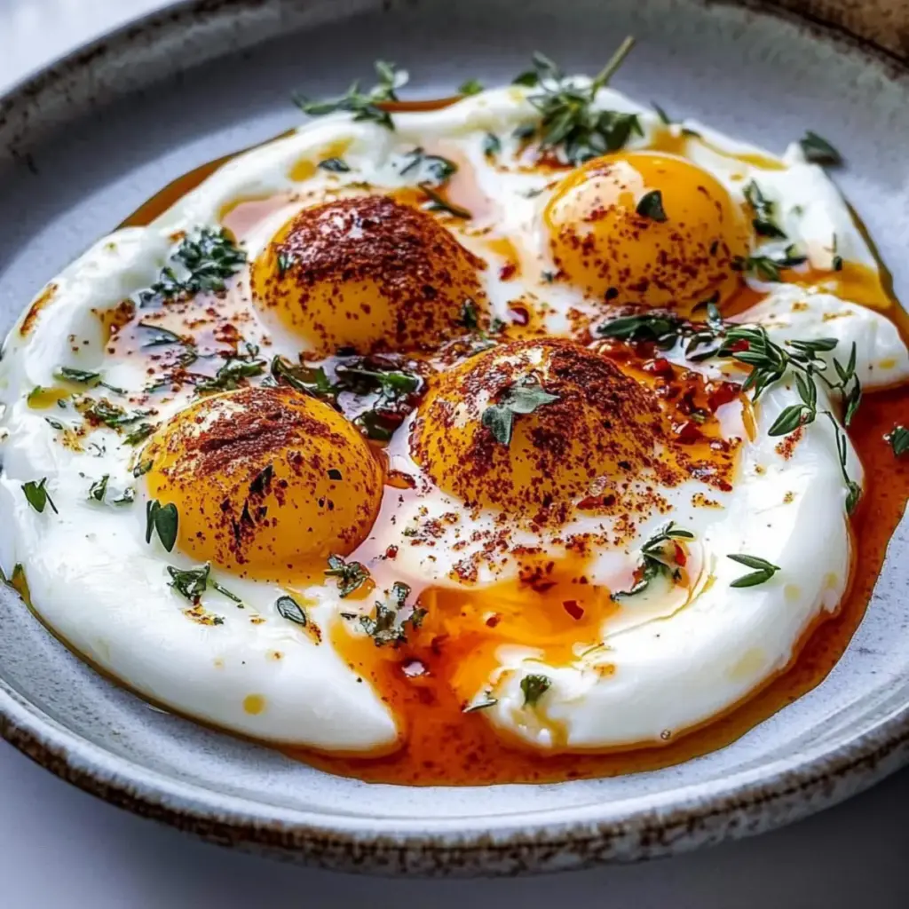 Turkish Eggs (Cilbir)