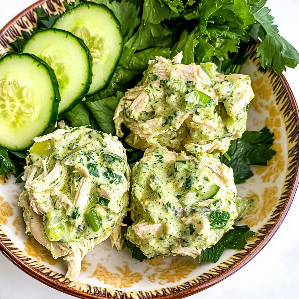 Green Goddess Chicken Salad