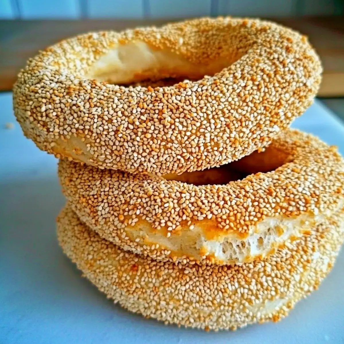 Sesame Bread Rings