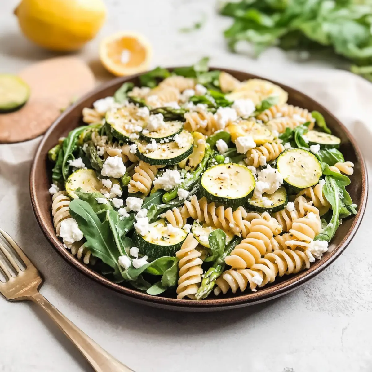 Lemony Spring Pasta Salad