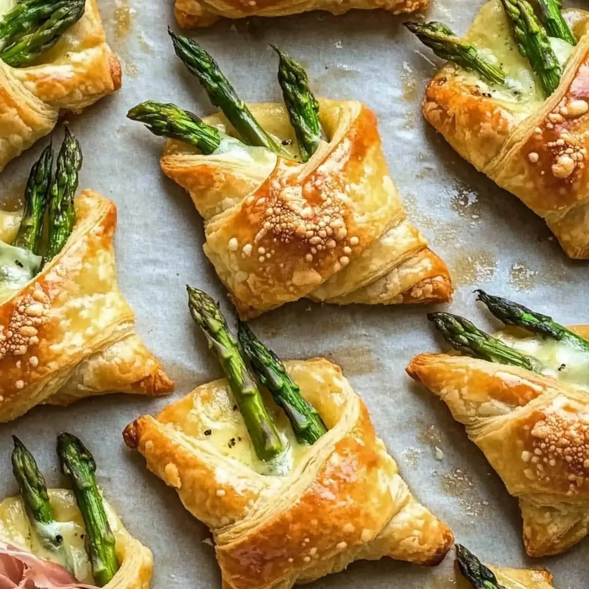 Prosciutto and Asparagus Puff Pastry