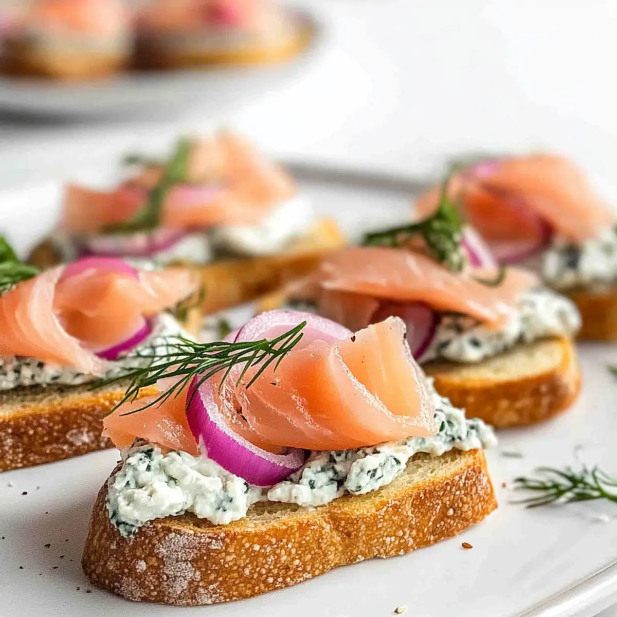 Smoked Salmon Crostini