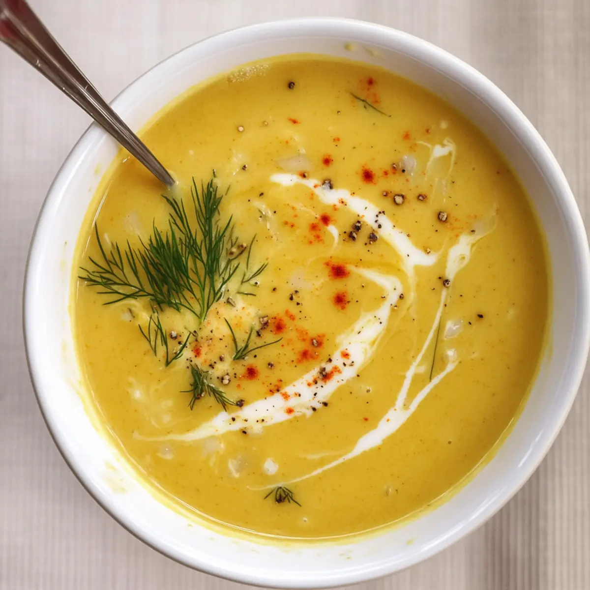 Creamy Spiced Cauliflower Soup