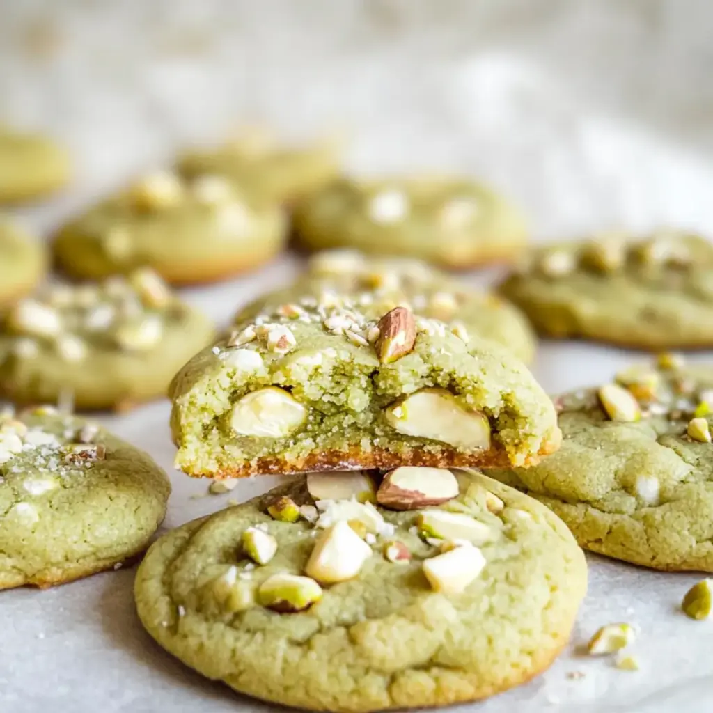 Pistachio Pudding Cookies