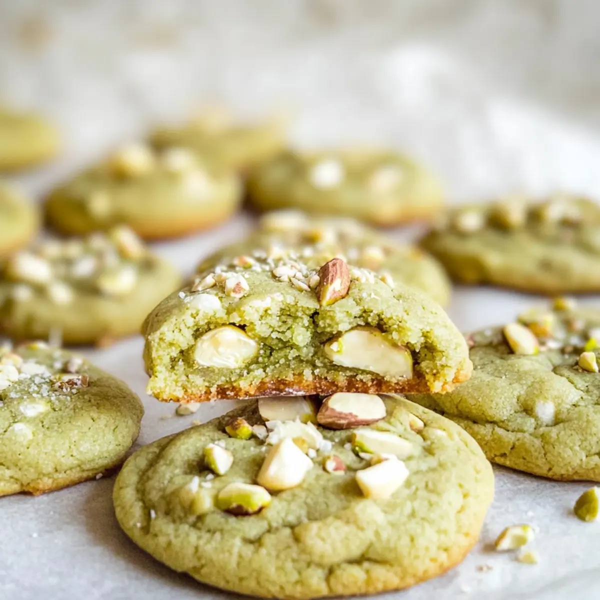 Pistachio Pudding Cookies