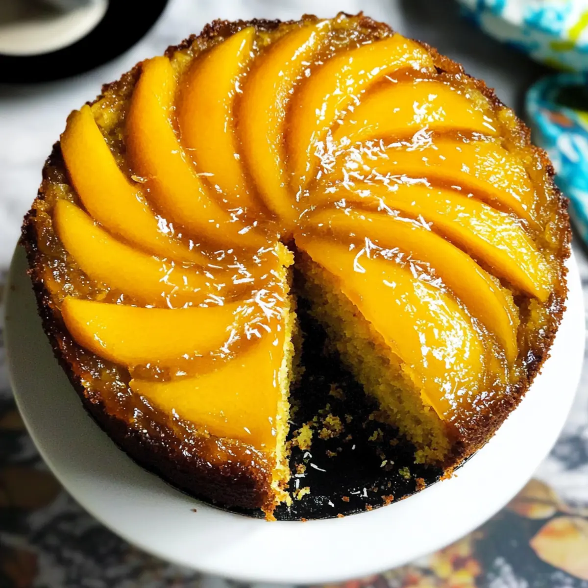 Irresistibly Moist Mango Upside Down Cake Magic