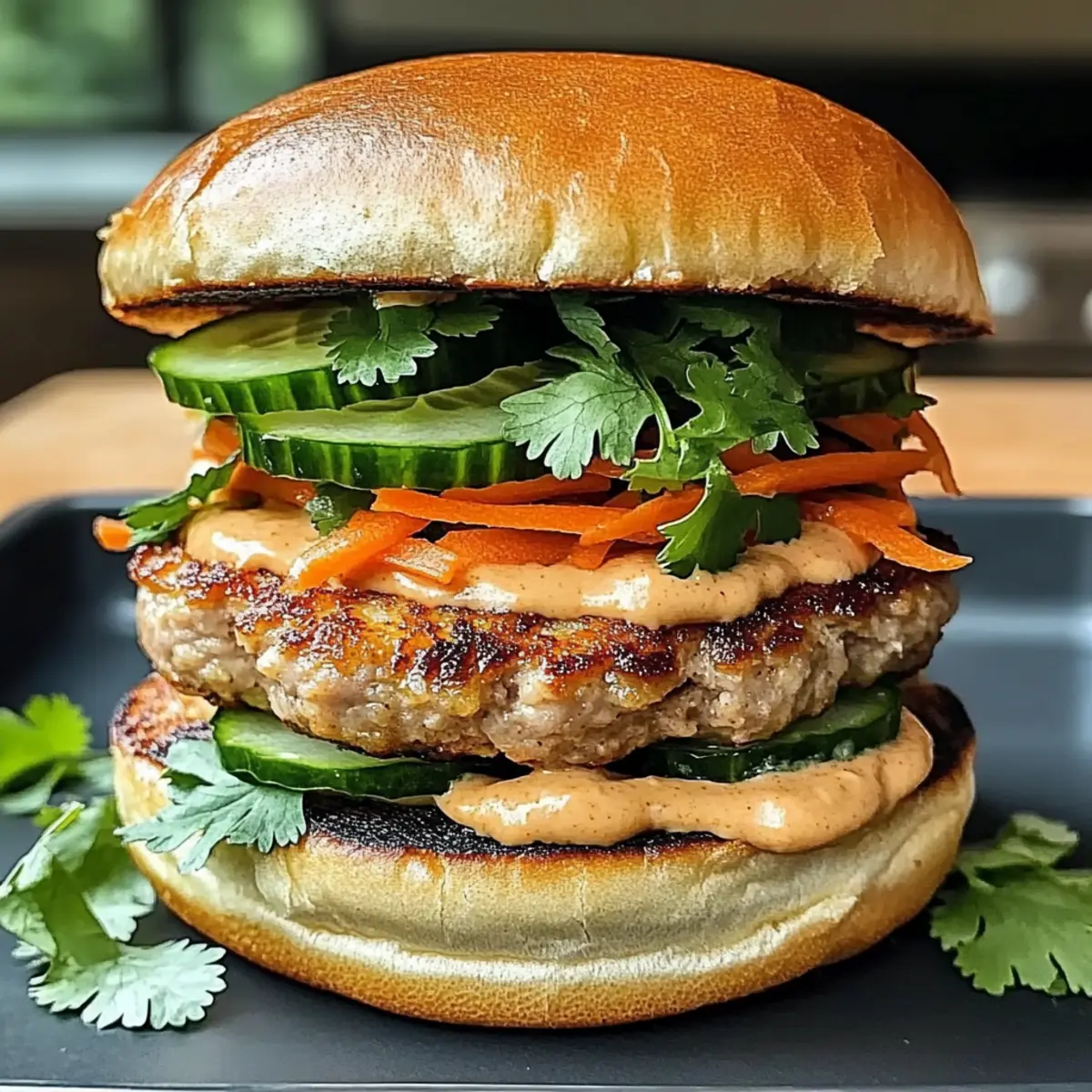 Savory Thai Peanut Turkey Burgers for a Flavorful Twist