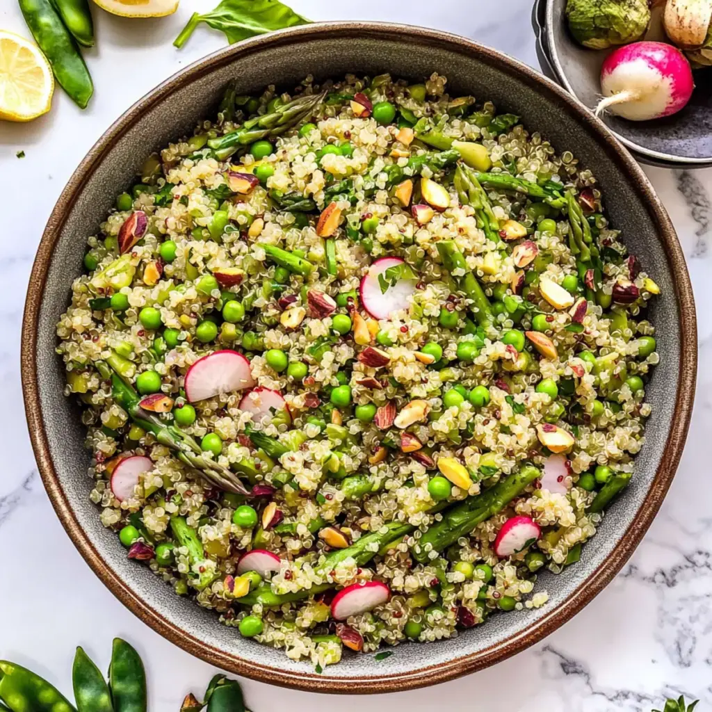 Spring Vegetable Quinoa Salad