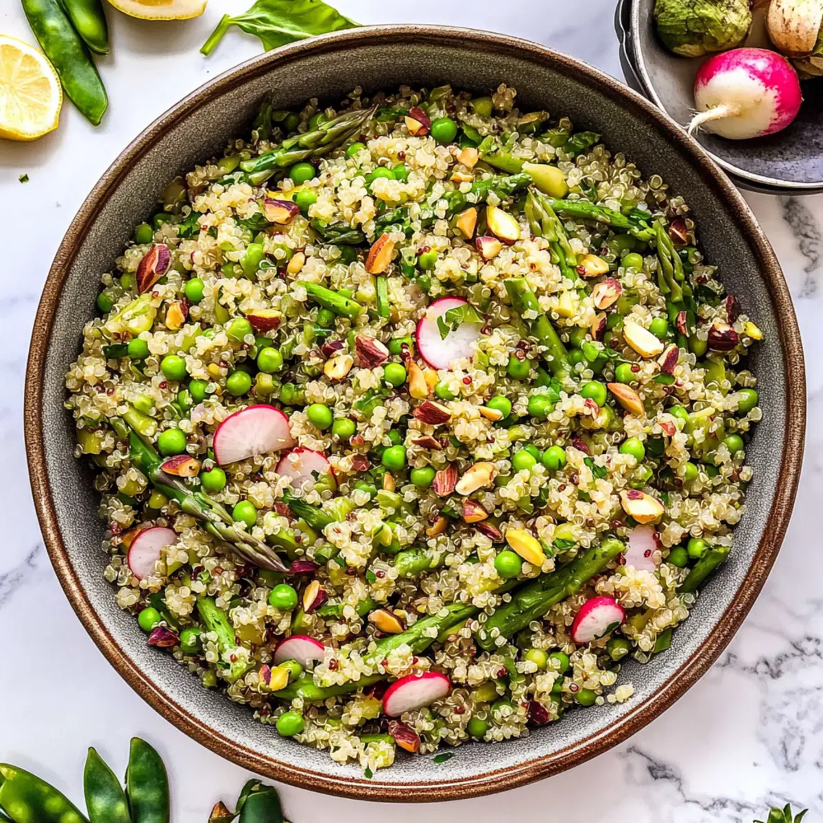 Spring Vegetable Quinoa Salad